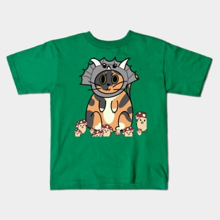 Fiona Invades Mushroom Village Kids T-Shirt